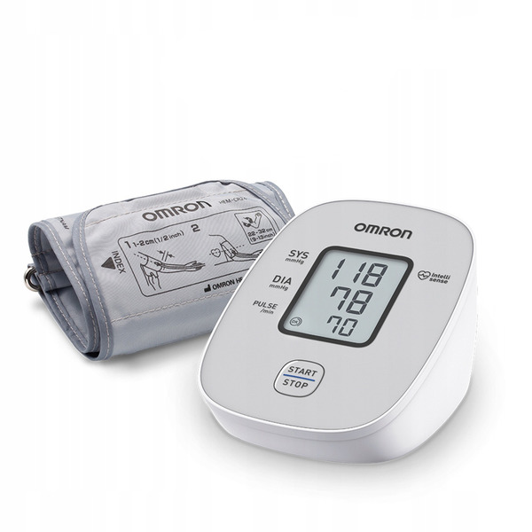 Тонометр Omron M1 Basic, манжета 22-32см (HEM-7121J-RU), индикатор аритмии, технология Intellisense, индикатор правильной фиксации манжеты, память на 30 измерений